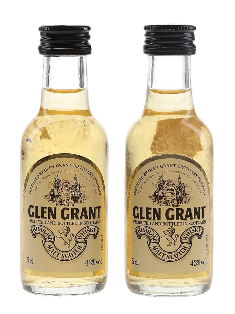 Glen Grant Bottled 1980s 2 x 5cl / 43%