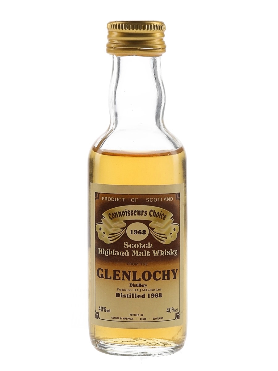 Glenlochy 1968 Connoisseurs Choice Bottled 1980s - Gordon & MacPhail 5cl / 40%