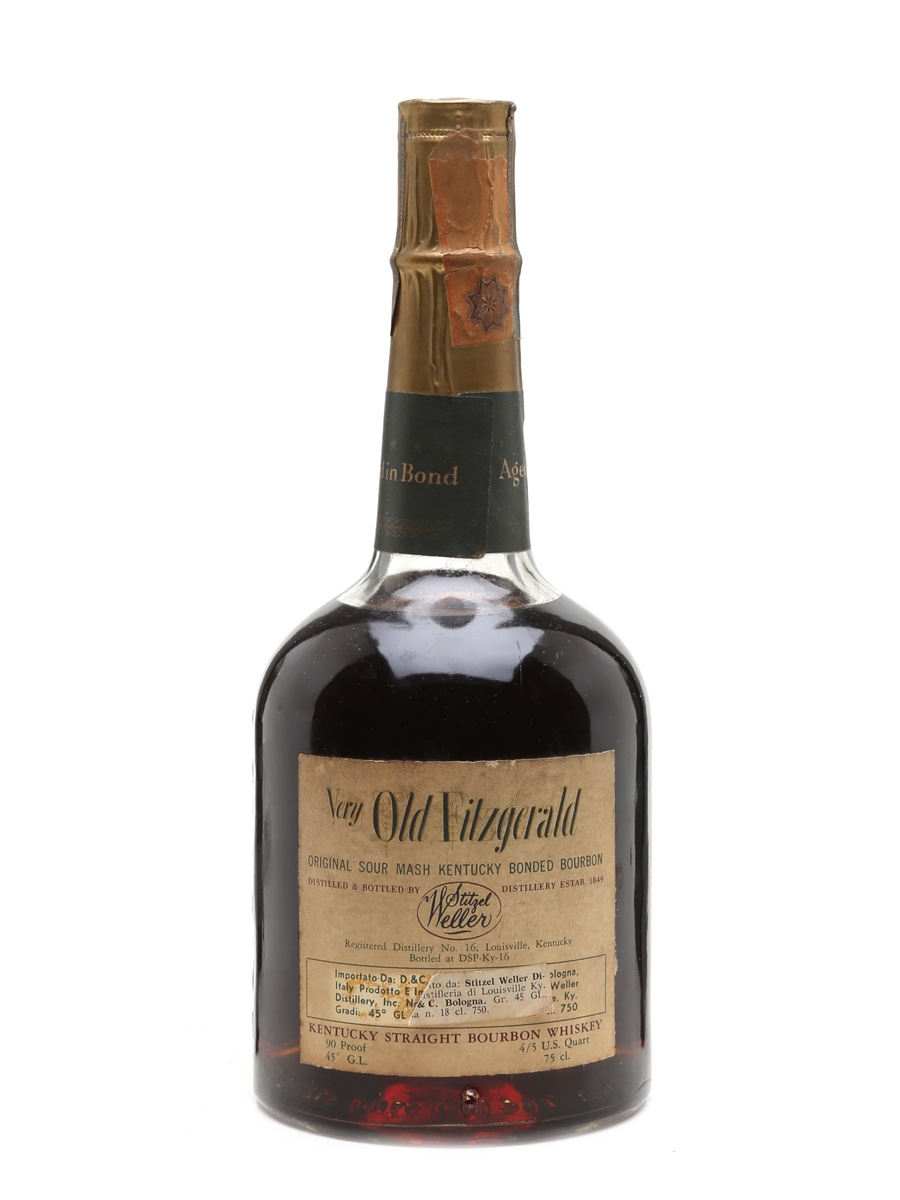 Very Old Fitzgerald 1962 - Lot 13085 - Buy/Sell American Whiskey