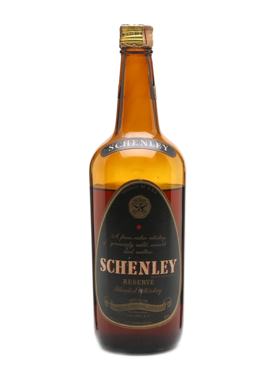 Schenley Reserve Bottled 1950s 75cl / 40%