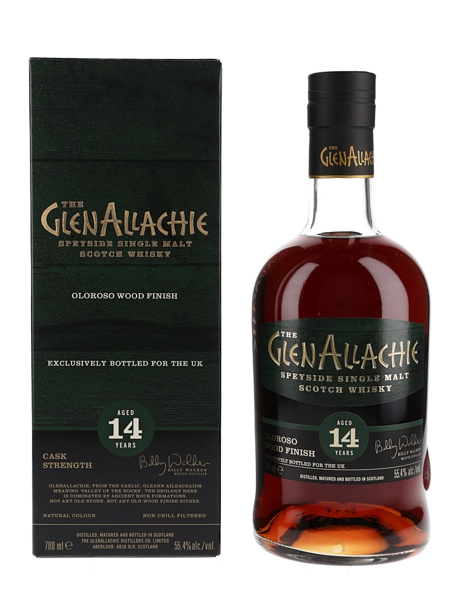 Glenallachie 14 Year Old Oloroso Wood Finish UK Exclusive 70cl / 55.4%