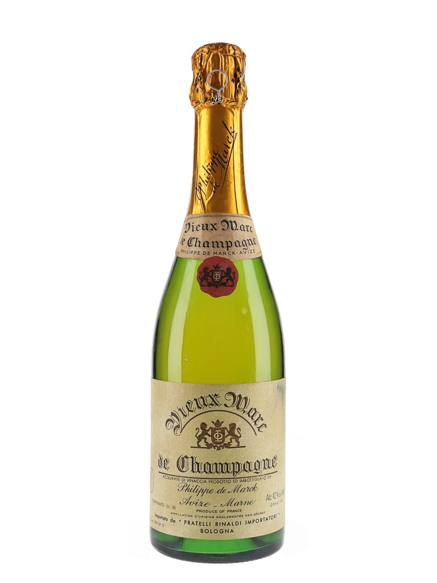 Philippe De Marck Marc De Champagne Bottled 1990s - Rinaldi 70cl / 42%