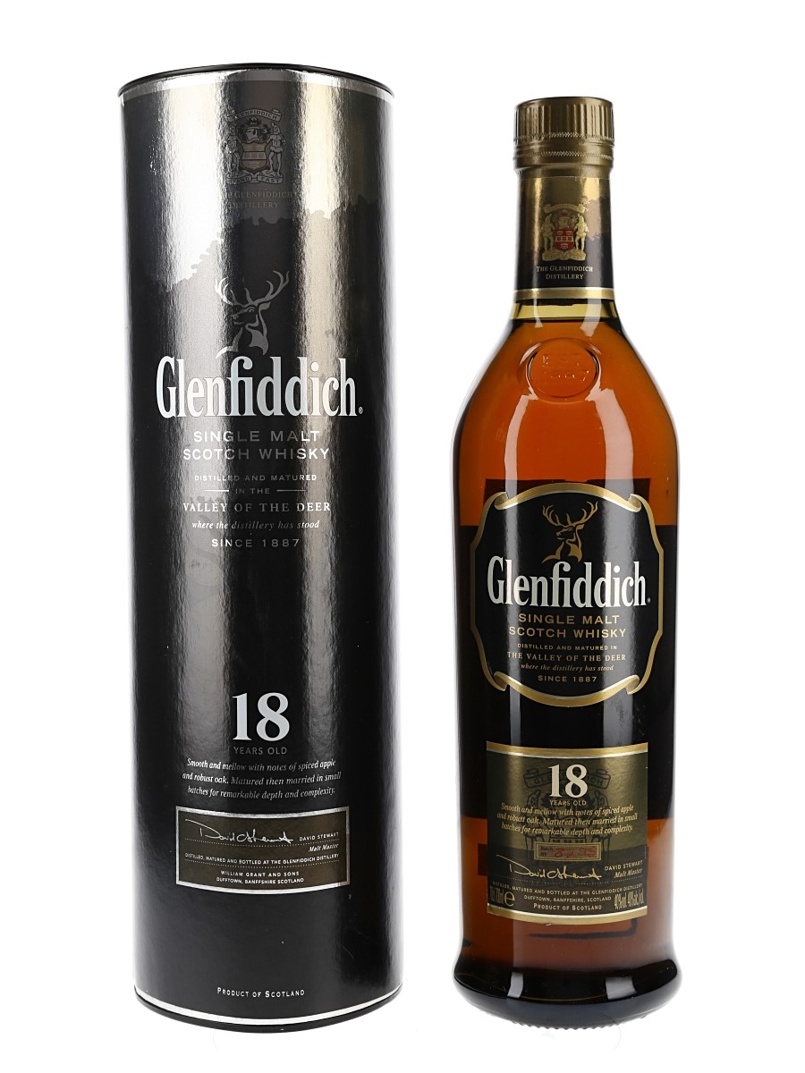 Glenfiddich 18 Year Old Batch Number 3295 70cl / 40%