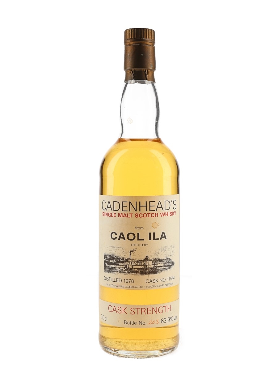 Caol Ila 1978 Cask Strength Bottled 1990s - Cadenhead's 70cl / 63.9%