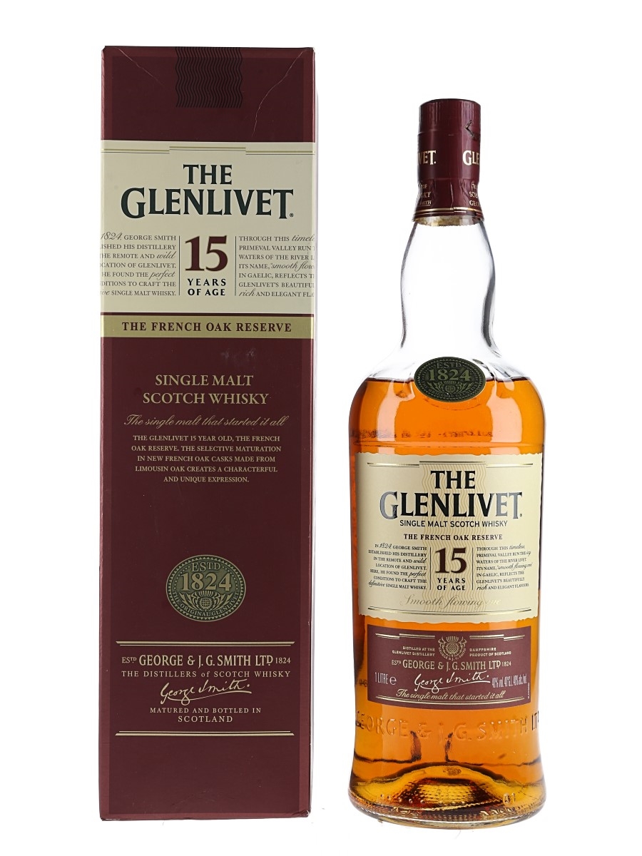 Glenlivet 15 Year Old French Oak Reserve Bottled 2013 100cl / 40%