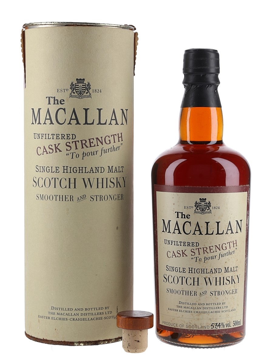 Buy Buy Macallan Cask Strength Single Malt | Flask Wines