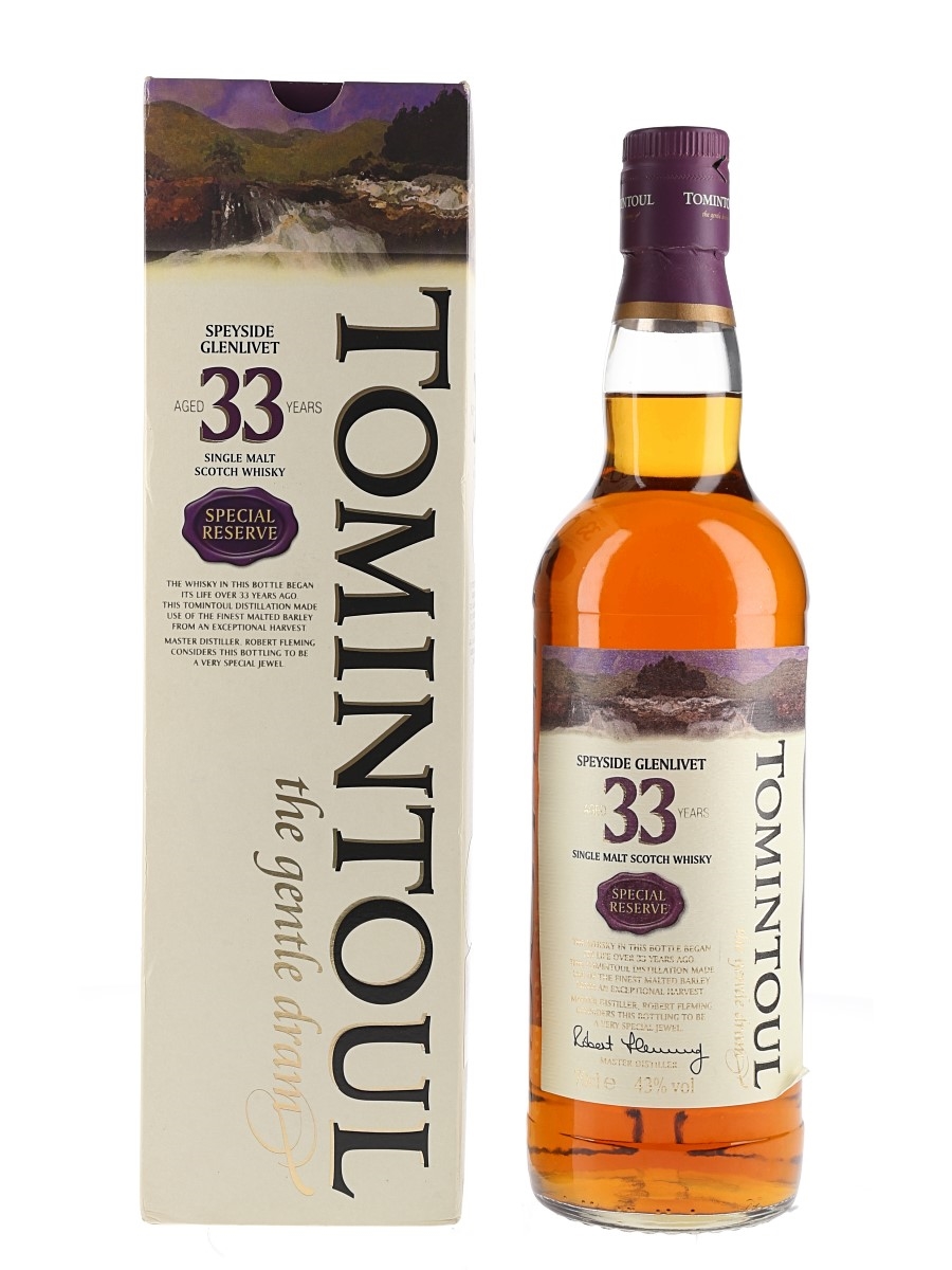 Tomintoul 33 Year Old  70cl / 43%
