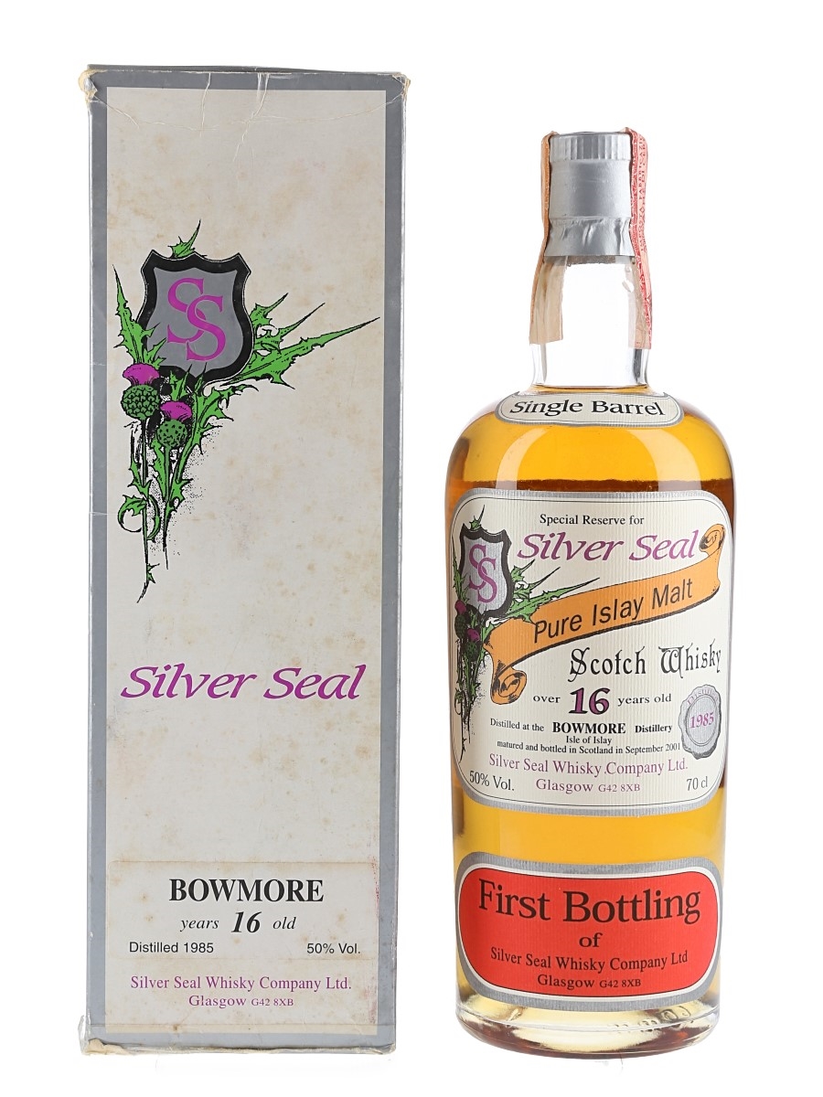 Bowmore 1985 16 Year Old Silver Seal First Bottling Bottled 2001 - Bottle Number 2 70cl / 50%