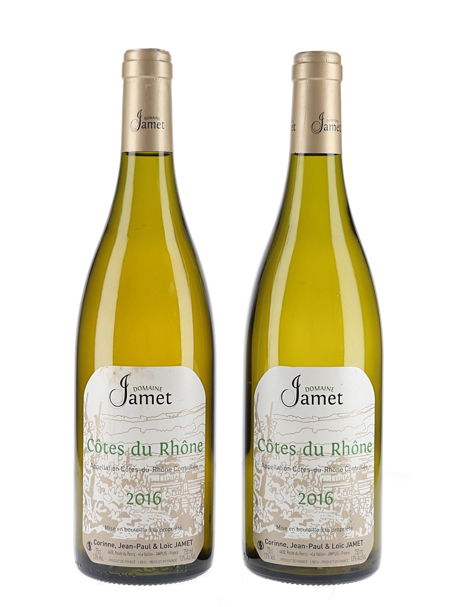 Cotes Du Rhone Blanc 2016 Domaine Jamet 2 x 75cl / 13%