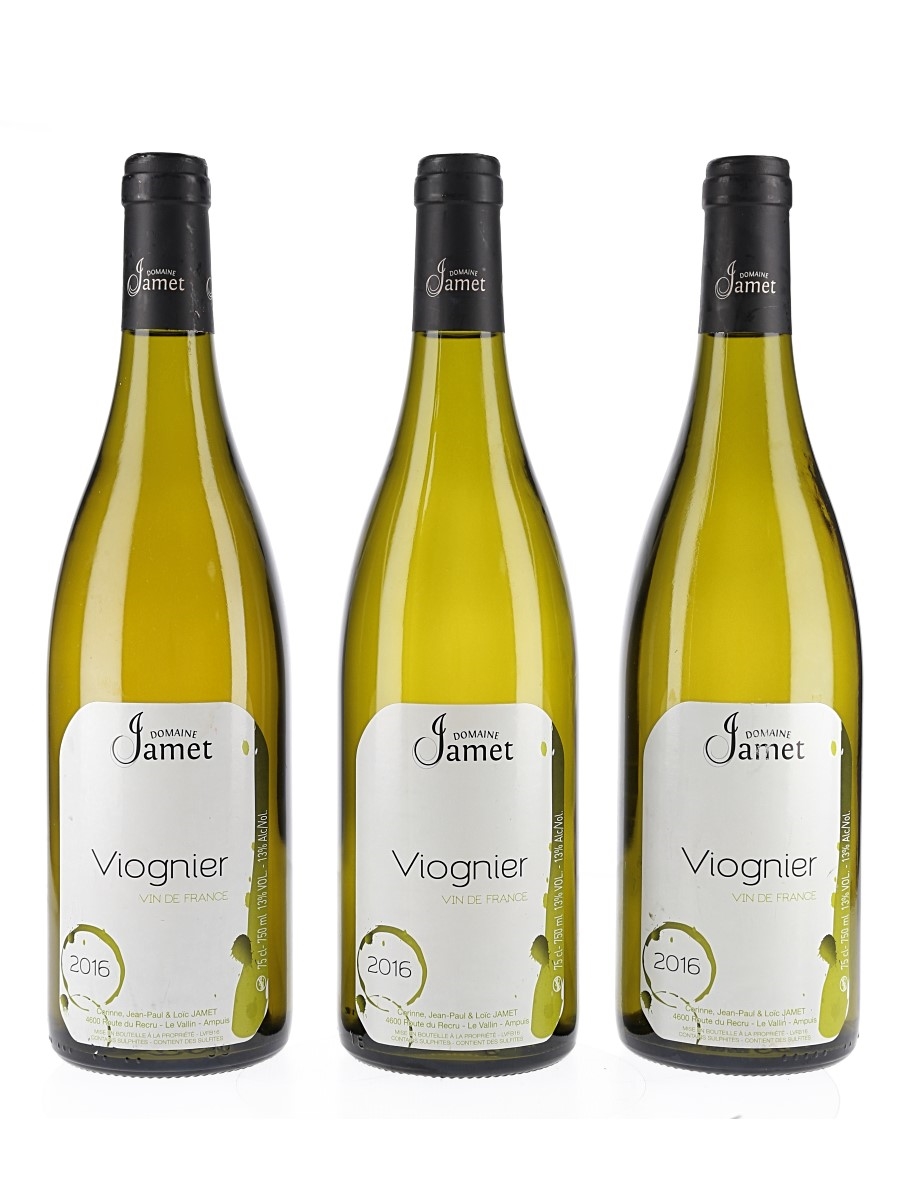 Viognier 2016 Domaine Jamet - Vin De France 3 x 75cl / 13%