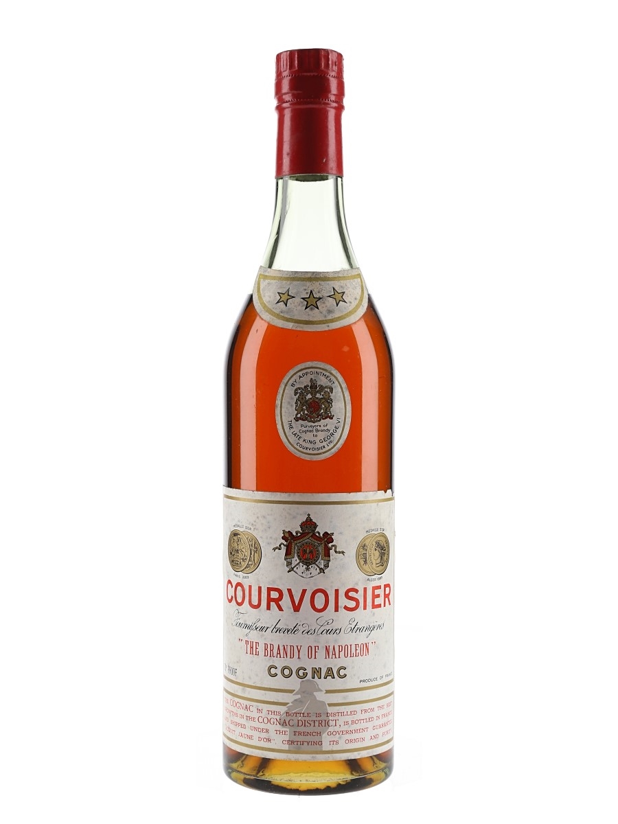 Courvoisier 3 Star Bottled 1960s 70cl / 40%
