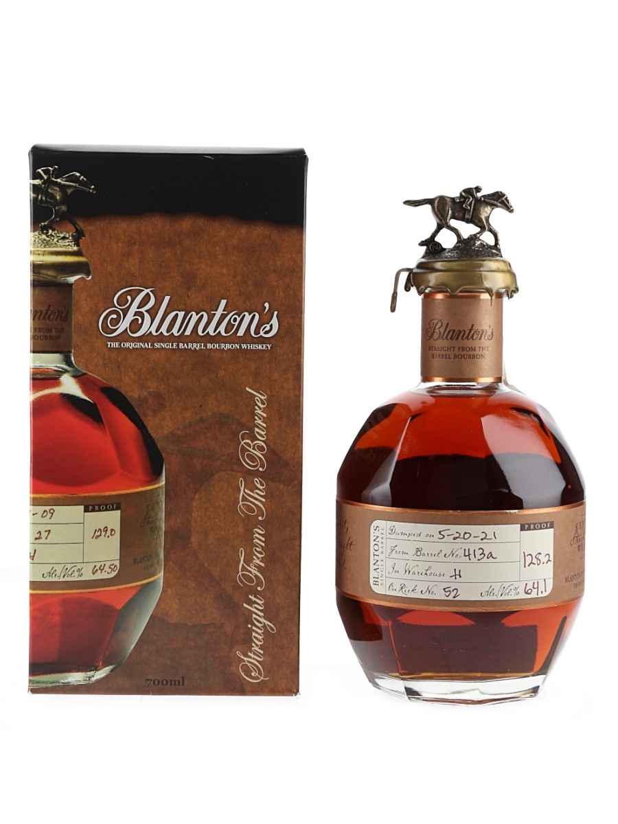 Blanton's Straight From The Barrel No. 413a Bottled 2021 70cl / 64.1%