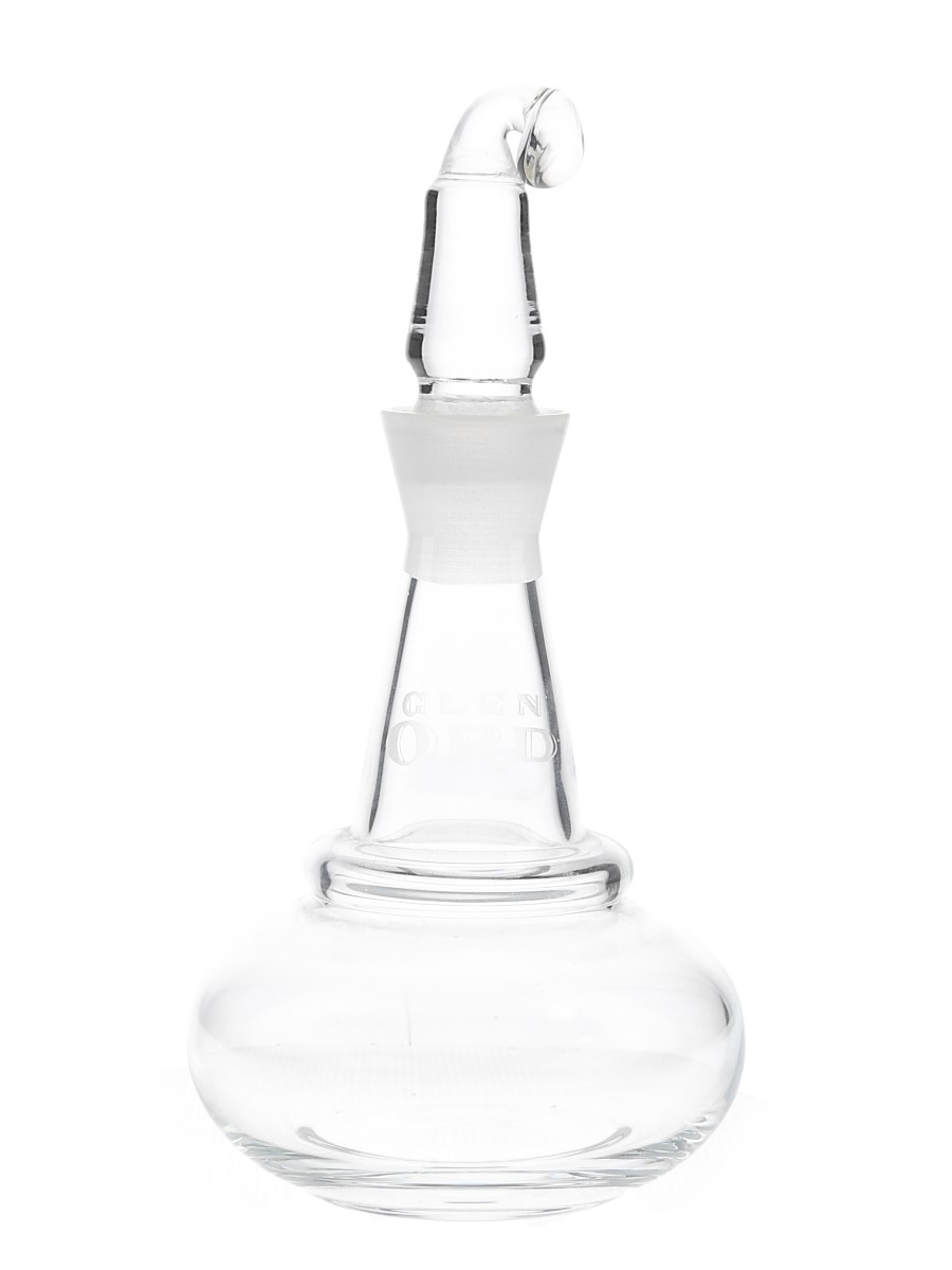 Glen Ord Glass Decanter With Stopper  17cm Tall