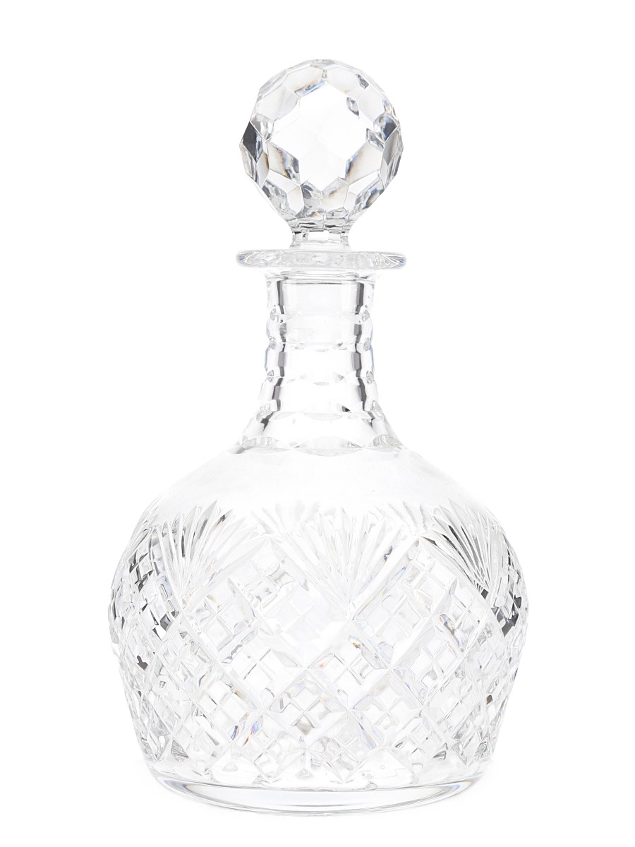 Crystal Decanter With Stopper  24cm Tall