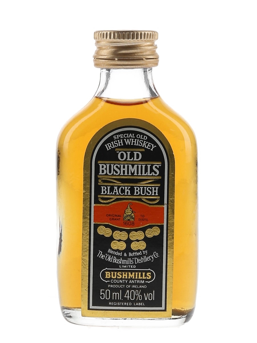 Old Bushmills Black Bush Bottled 1980s 5cl / 40%
