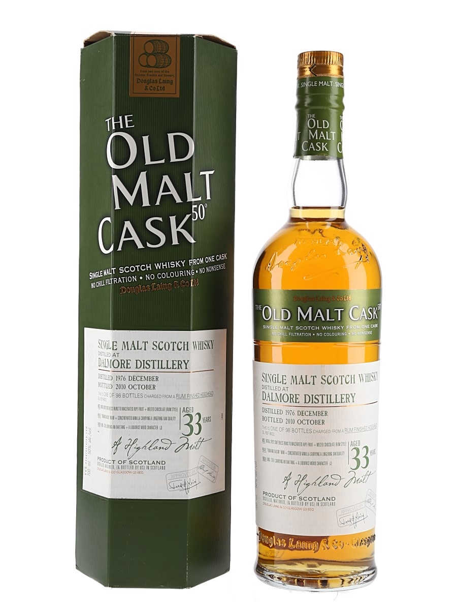 Dalmore 1976 33 Year Old The Old Malt Cask Bottled 2010 - Douglas Laing 70cl / 50%