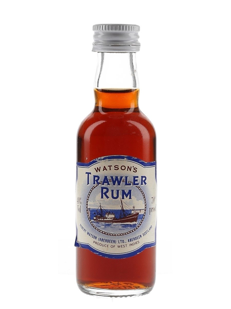 Watson's Trawler Rum Bottled 1970s-1980s 5cl / 40%