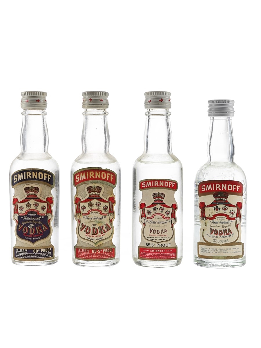 Online Buy/Sell Red Smirnoff Vodka 122396 Vodka - Label - Lot