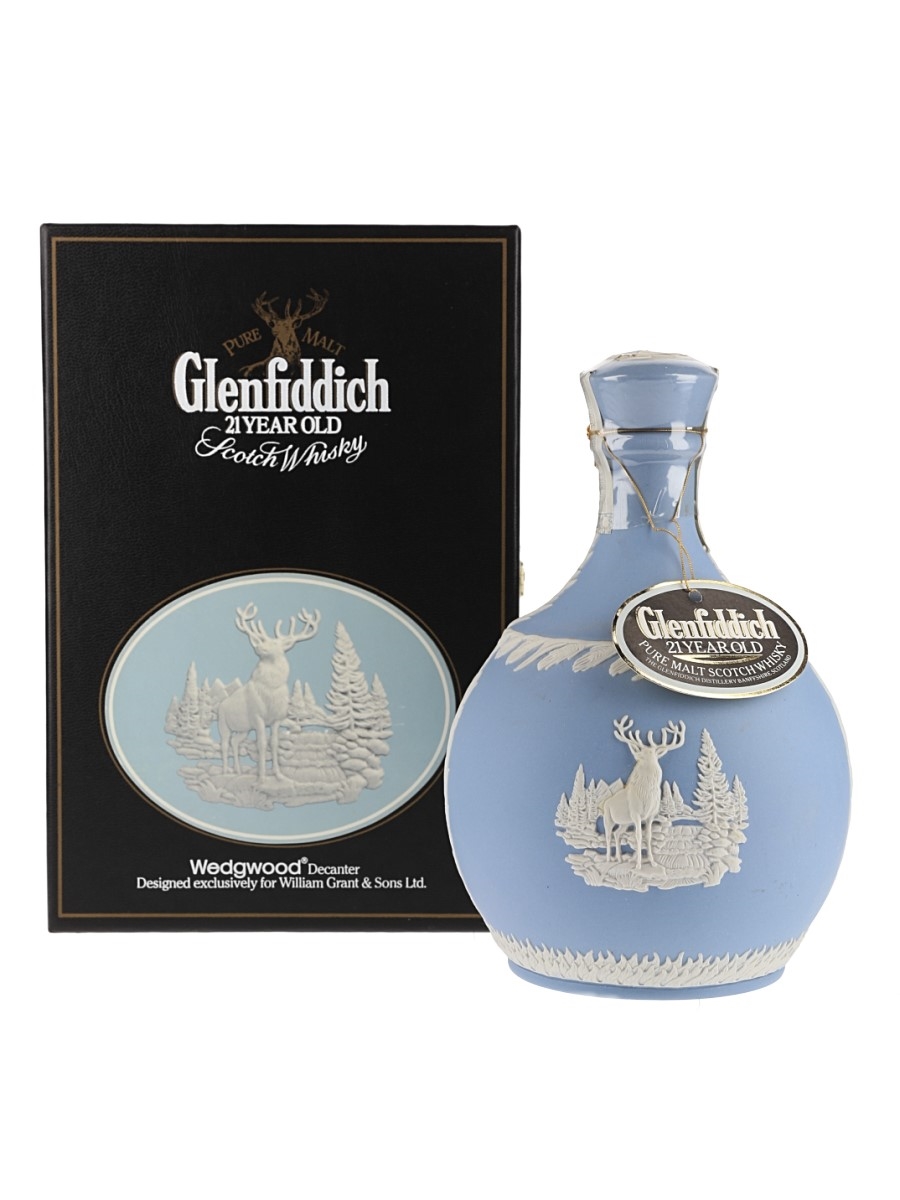 Glenfiddich 21 Year Old Wedgwood Decanter Bottled 1987 70cl / 43%
