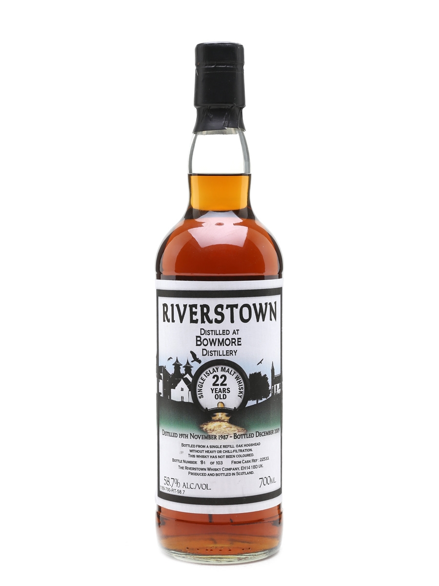 Bowmore 1987 Single Cask 22 Year Old - Riverstown 70cl / 58.7%