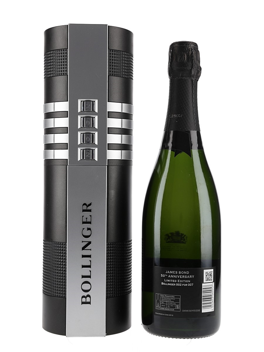 「BOLLINGER 007」の空瓶 James Bond - No Time to Die | Champagne Bollinger