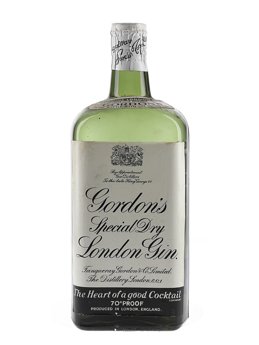 Gordons Special Dry London Gin Lot 118476 Buysell Gin Online