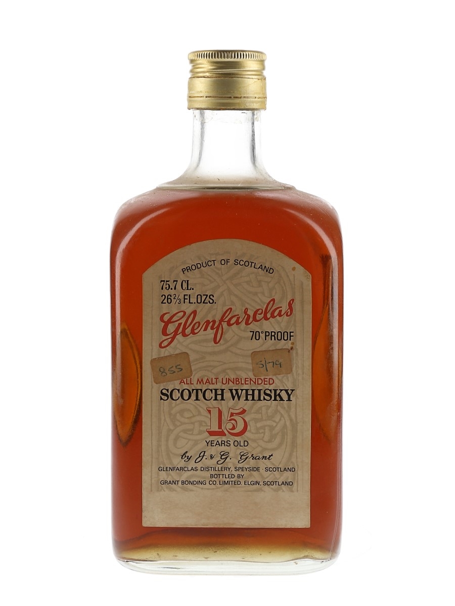 Glenfarclas 15 Year Old Bottled 1970s 75.7cl / 40%