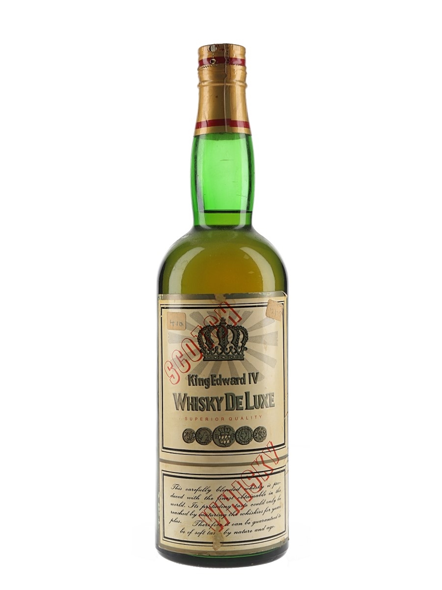 【希少】King e IV Old Scotch Whisky King Edward IV Whisky De Luxe - Lot 118611 - Buy/Sell Blended