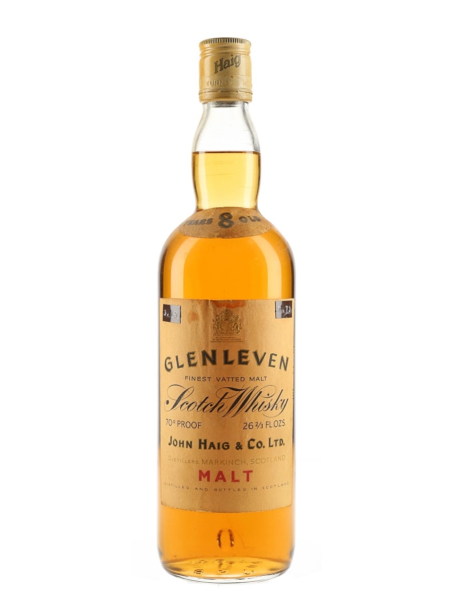 Glenleven 8 Year Old Bottled 1970s - John Haig & Co 75.7cl / 40%