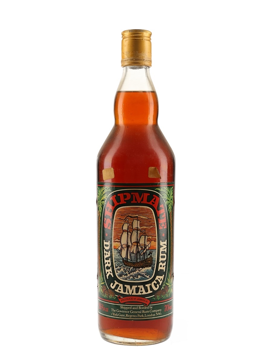 Shipmate Dark Jamaica Rum Bottled 1970s - Governor General Rum Company 75.7cl / 40%