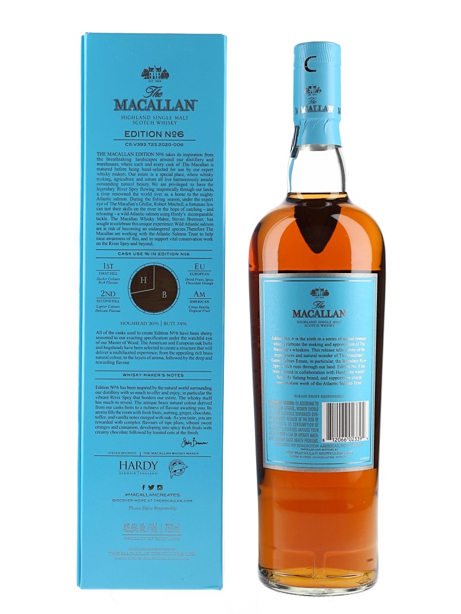 MACALLAN EDITION №6 700ml 未開封　箱付き Macallan Edition No.6 - Lot 121778 - Buy/Sell Macallan Whisky Online