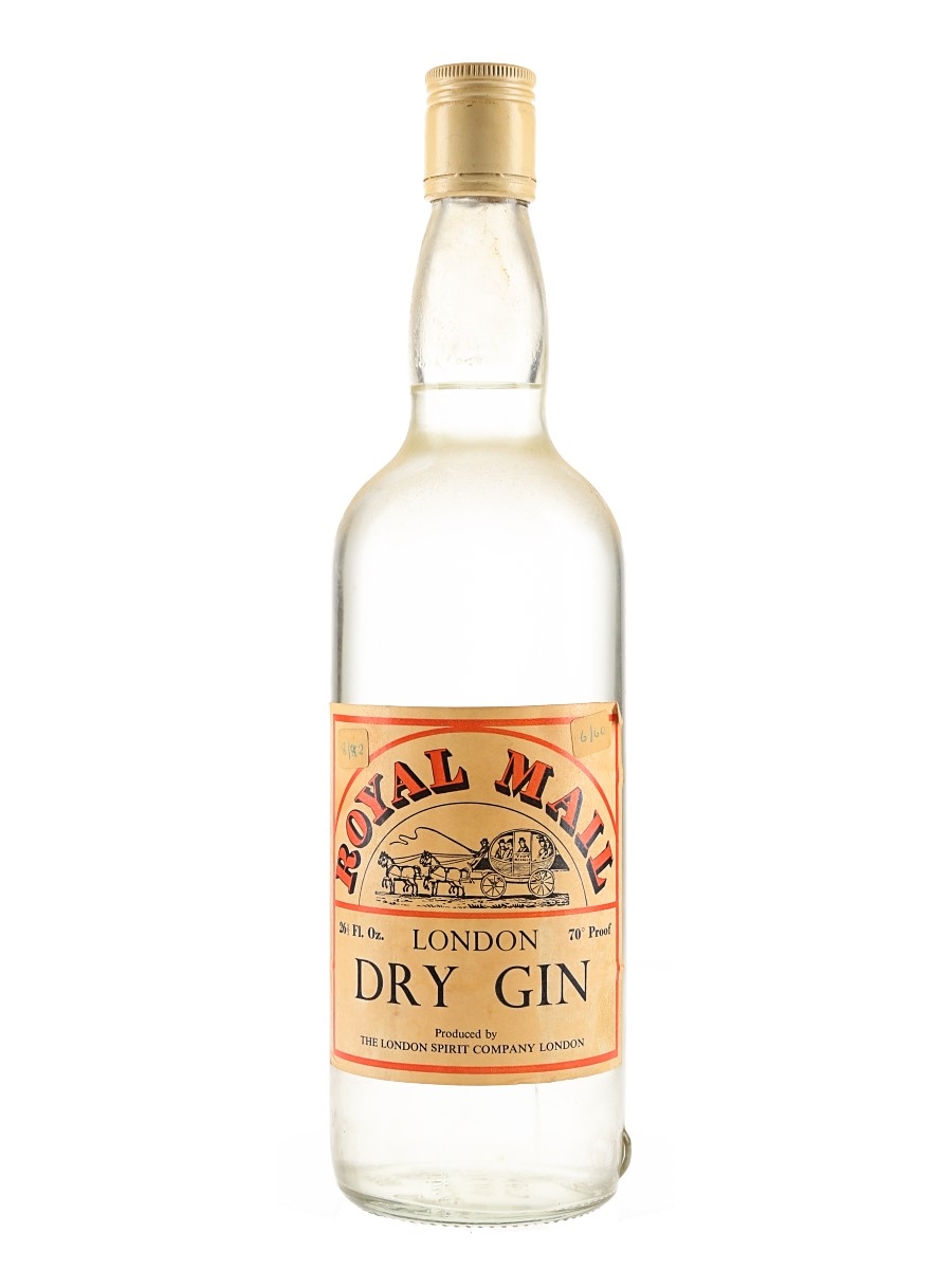 Royal Mail London Dry Gin Bottled 1970s-1980s 75.7cl / 40%