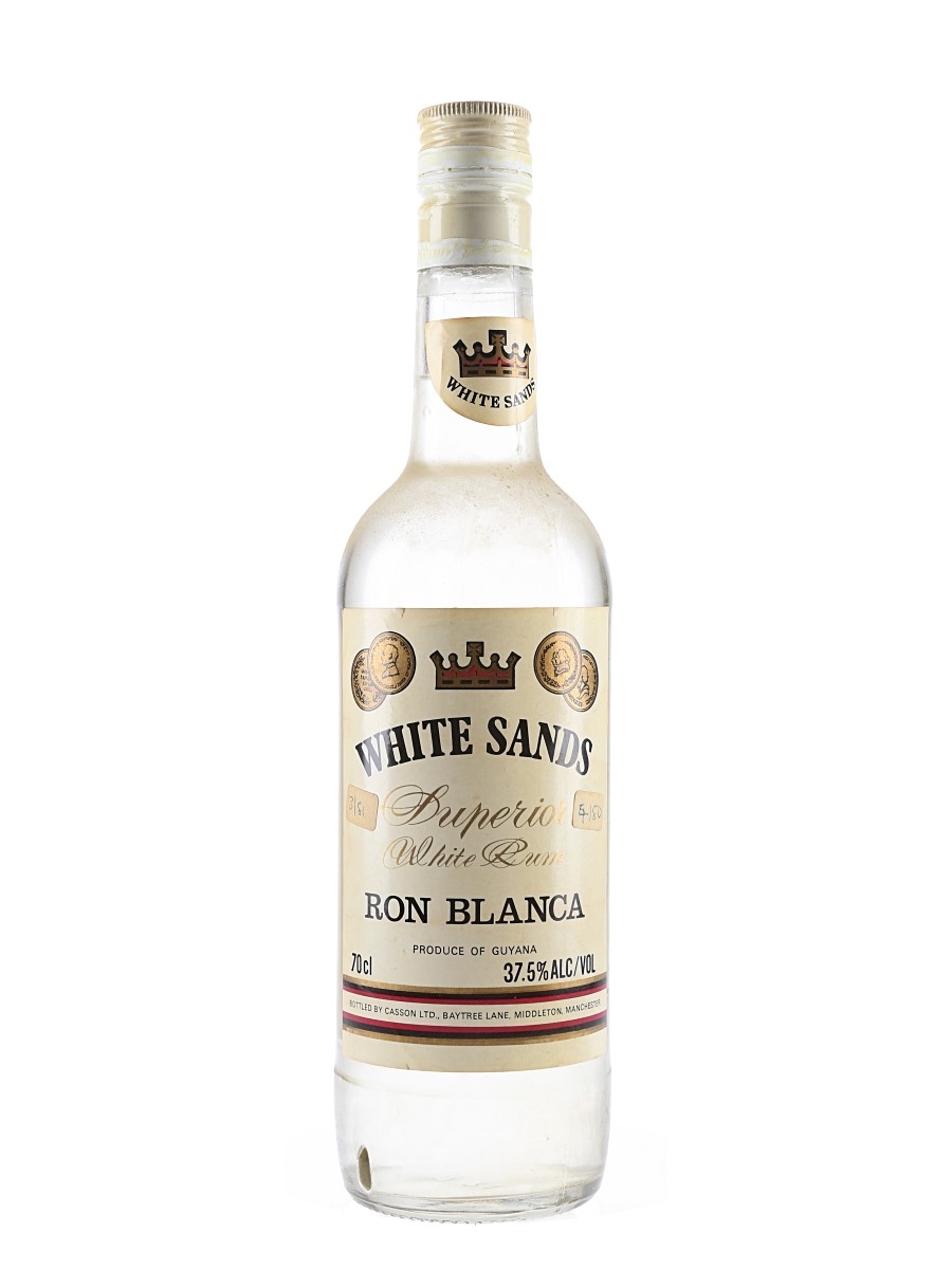 White Sands Superior White Rum Bottled 1980s - Casson Ltd 70cl / 37.5%