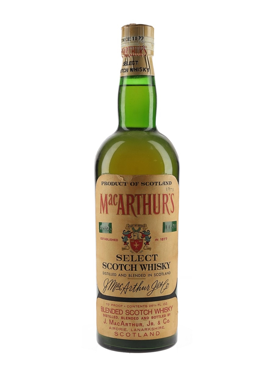 MacArthur's Select Scotch Whisky  75.7cl / 40%