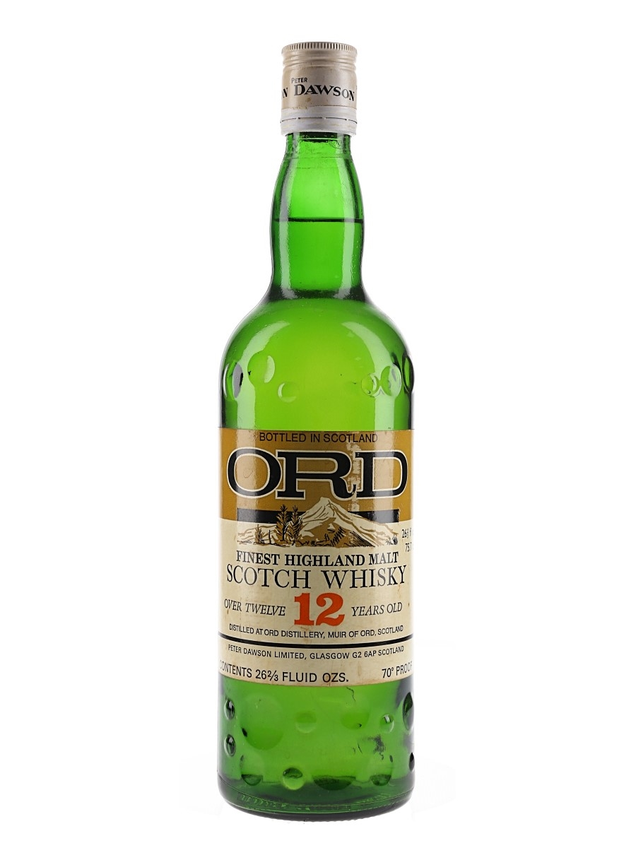Ord 12 Year Old Bottled 1970s-1980s 75.7cl / 40%
