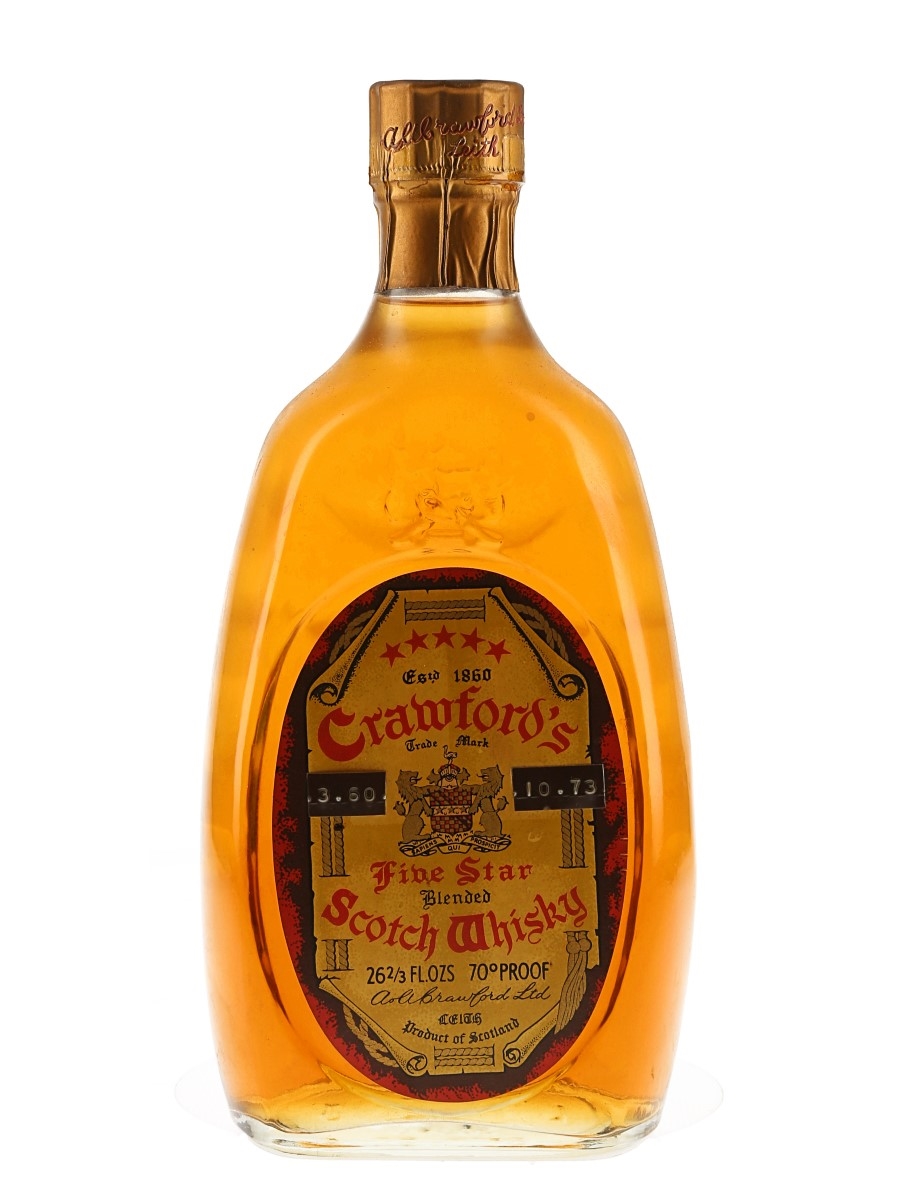 Crawford's Five Star Bottled 1960s-1970s 75.7cl / 40%