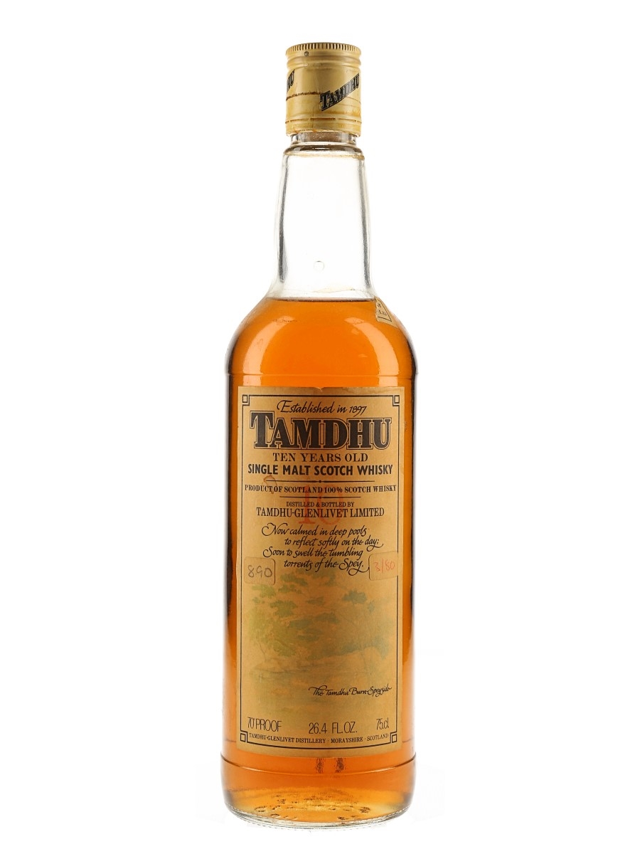 Tamdhu 10 Year Old Bottled 1970s-1980s 75cl / 40%