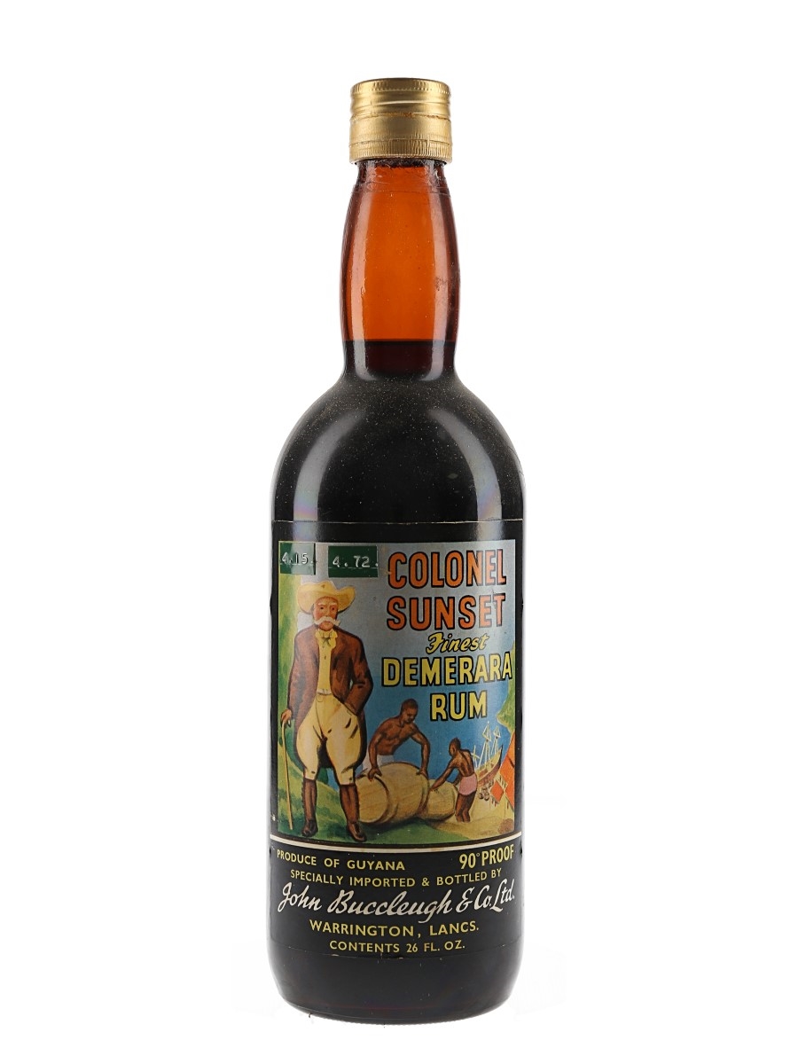 Colonel Sunset Finest Demerara Rum Bottled 1970s - John Buccleugh 75cl / 51.4%