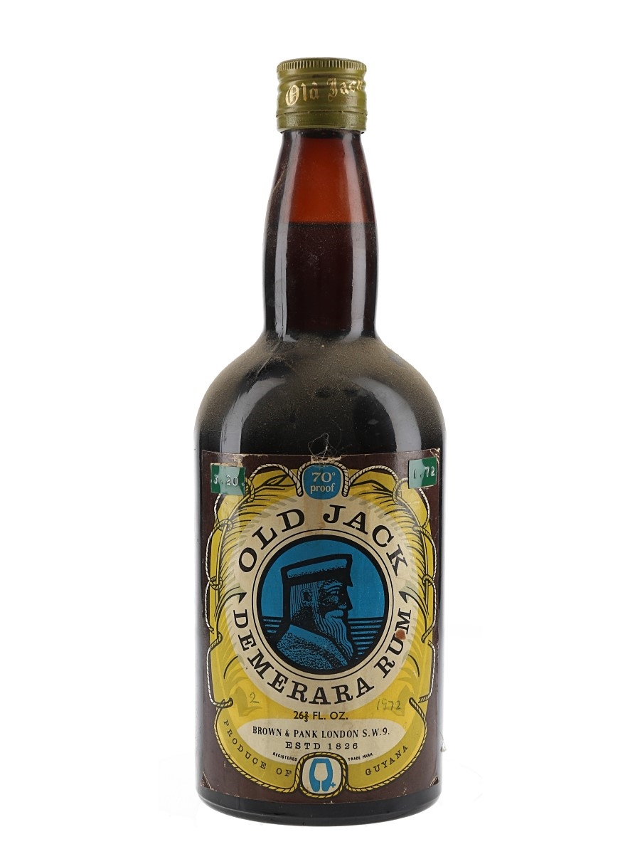 Old Jack Demerara Rum Bottled 1970s 75.7cl / 40%