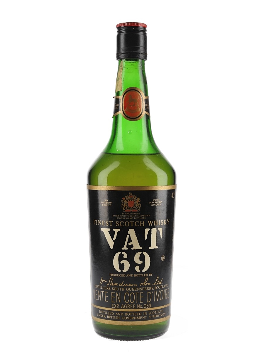 Vat 69 Bottled 1980s - Cote D'Ivoire 75cl / 43%