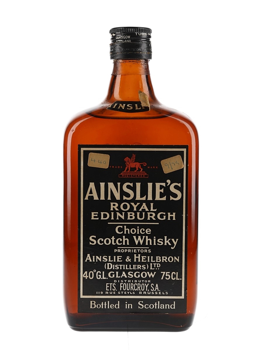 Ainslie's Royal Edinburgh Bottled 1970s 75cl / 40%
