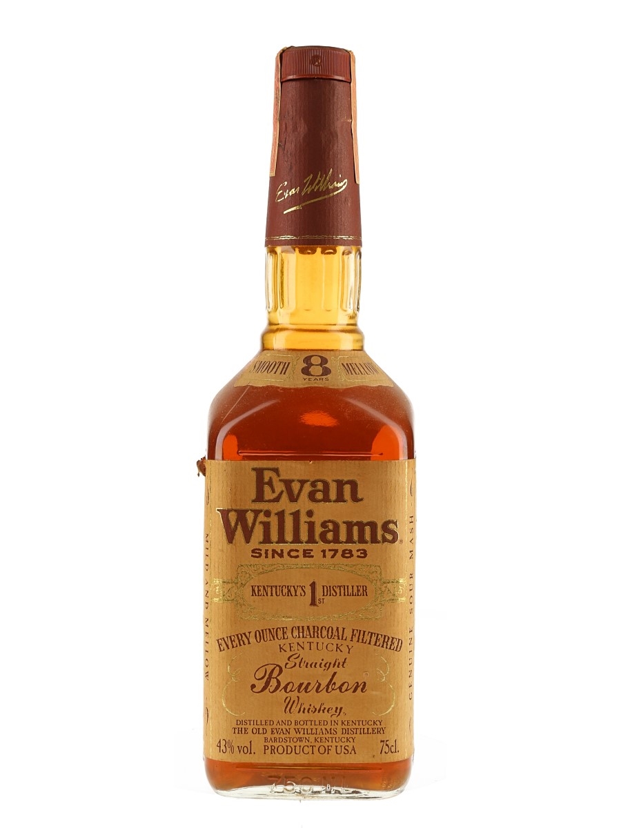 Evan Williams 8 Year Old Bottled 1990s 75cl / 43%