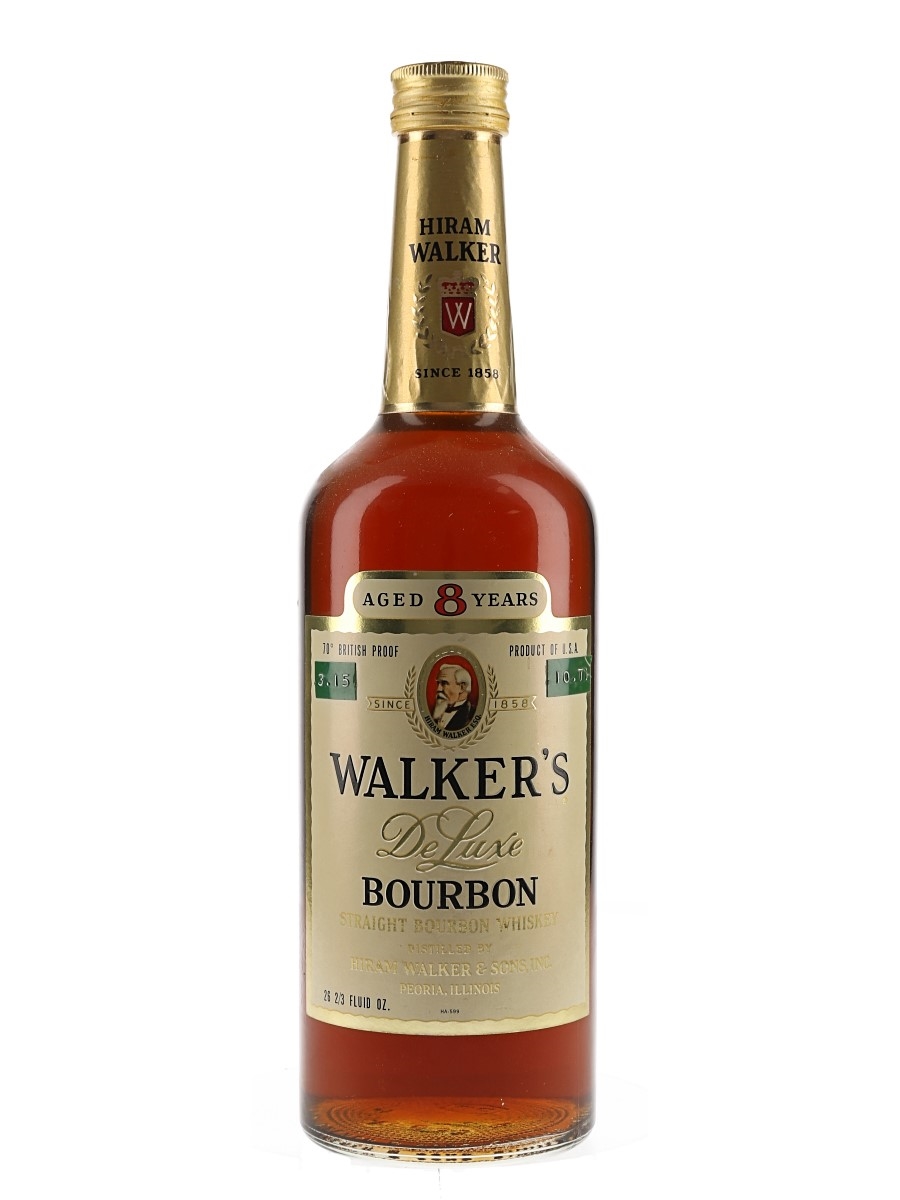 Walker's 8 Year Old Deluxe Bottled 1970s 75.7cl / 40%