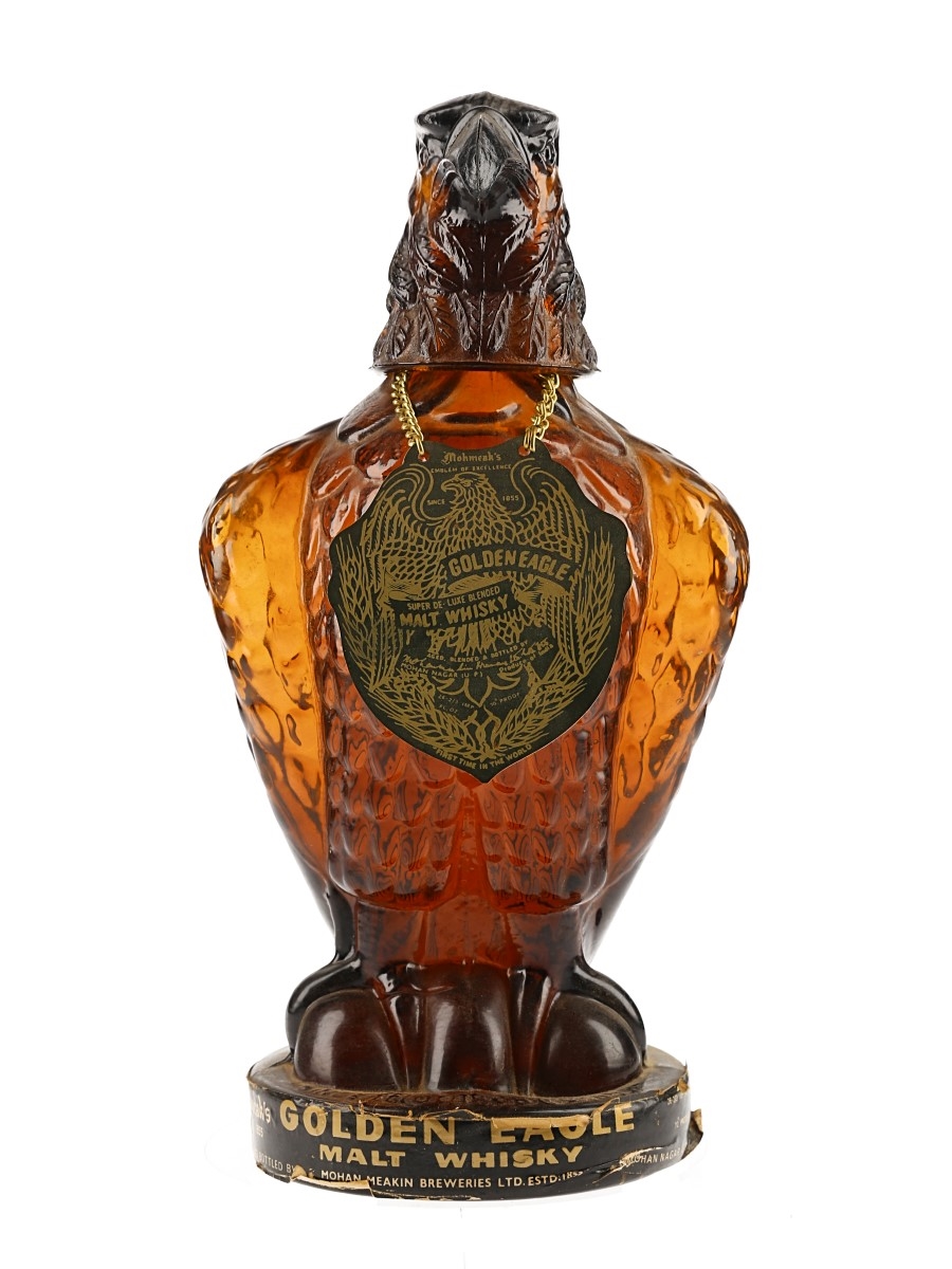 Rare Vintage Mohan Meakin Amber Bottle Golden Eagle Malt Whisky from ...