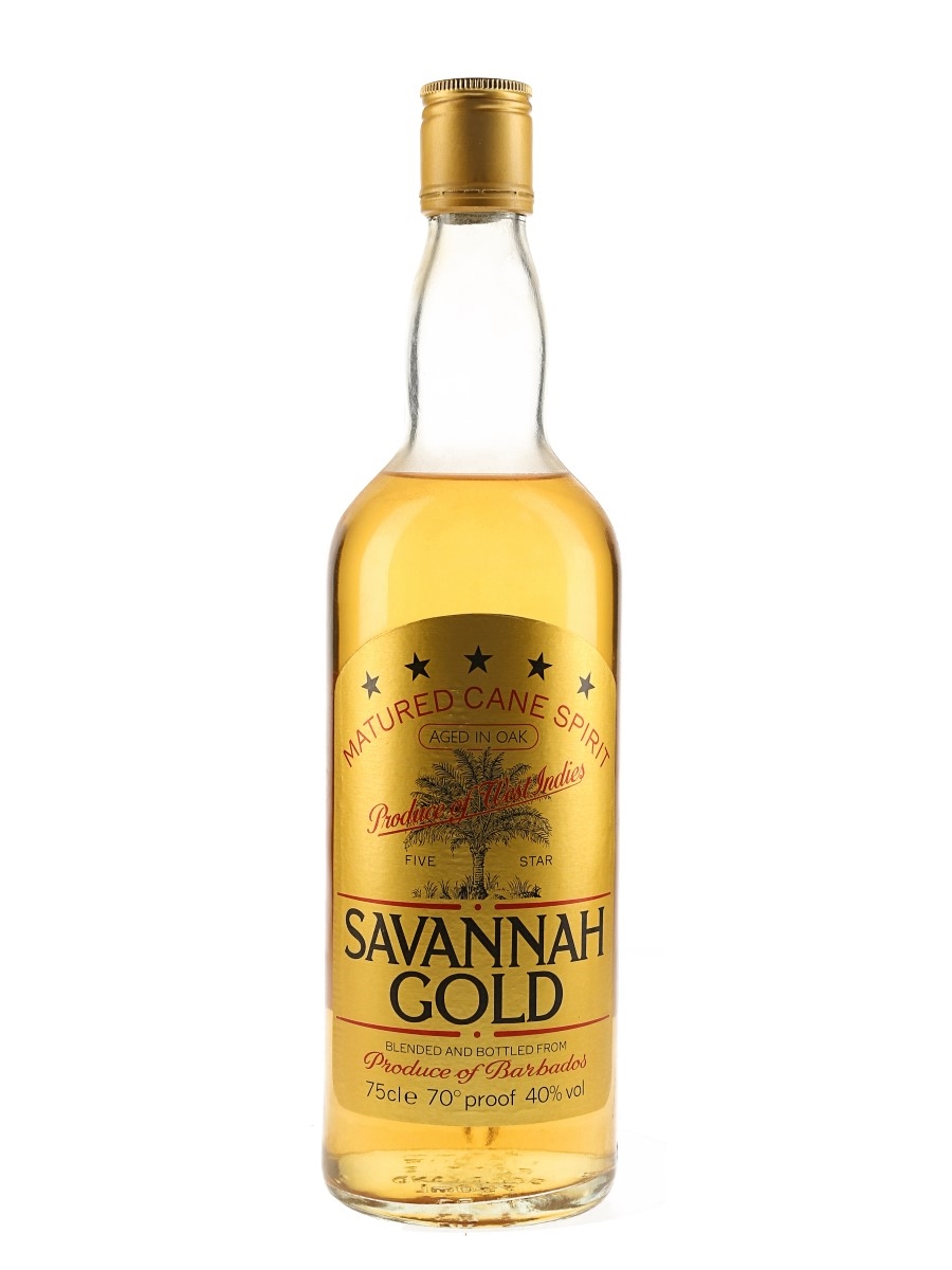 Savannah Gold Bottled 1970s - 1980s 75cl / 40%