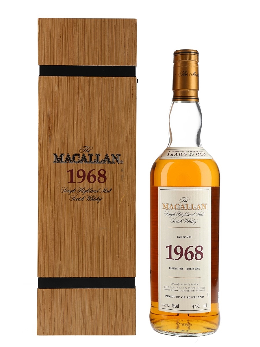 Macallan 1968 Fine & Rare 33 Year Old - Cask No.5913 70cl / 46.6%