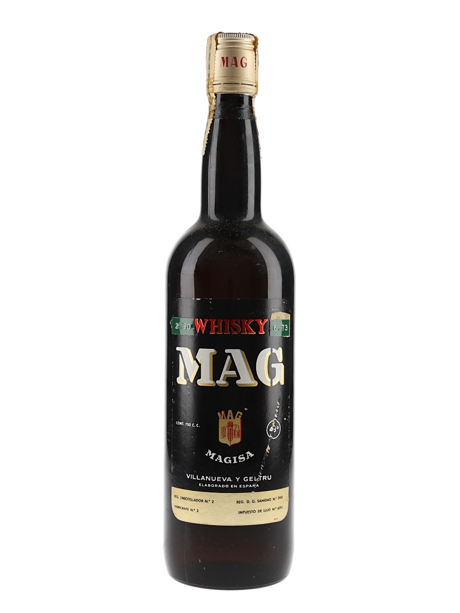 Mag Whisky Bottled 1970s - Spain 75cl / 43%