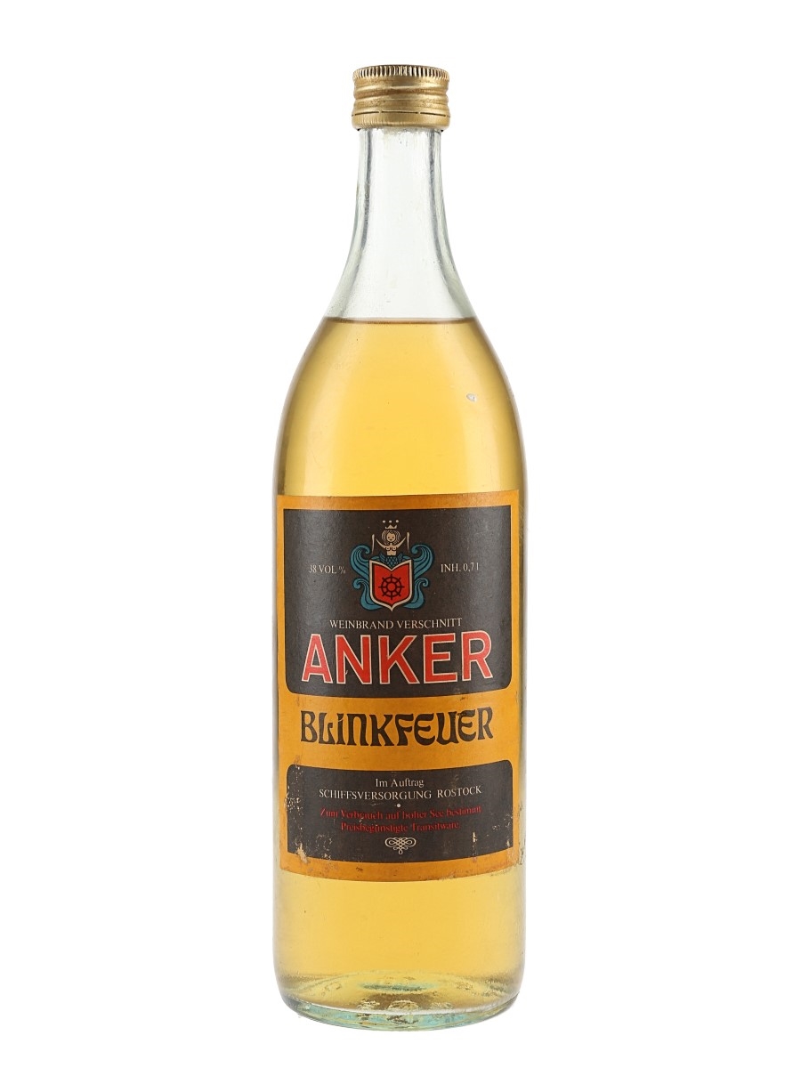 Anker Blinkfeuer Weinbrand Verschnitt Bottled 1970s 71cl / 38%