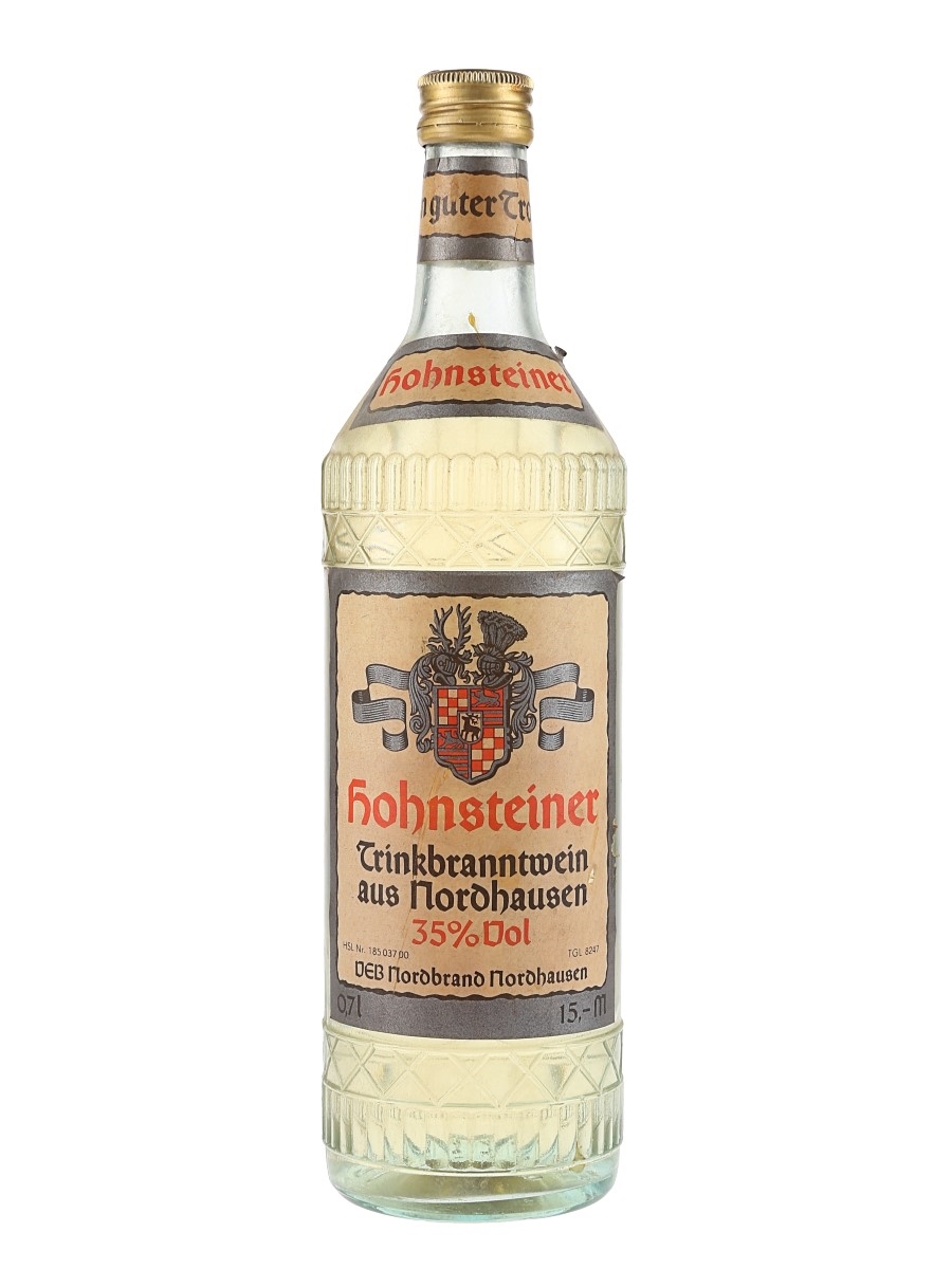 Hohnsteiner Trinkbranntwein Nordhausen Bottled 1970s 70cl / 35%