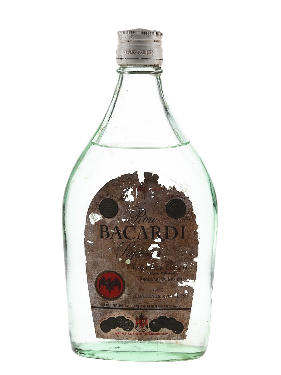Bacardi Carta Blanca Bottled 1980s - Mexico 37.5cl / 40%